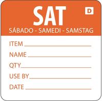 Oplosbare Voedseletiketten Daglabels | Zaterdag Rood | Vogue | GH356