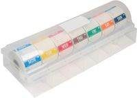 5cm Multidispenser | Inclusief 7 Rollen Voedseletiketten Daglabels Oplosbaar | Vogue | GH475