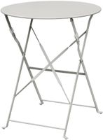 Bolero ronde stalen opklapbare tafel grijs 59,5cm | GH556