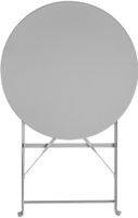 Bolero ronde stalen opklapbare tafel grijs 59,5cm | GH556