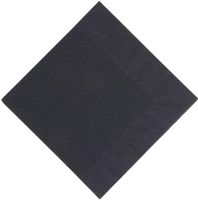 Duni lunch servet 33x33cm zwart | GJ107