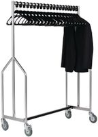 Zware Kwaliteit Z Kledingrail Met 20 Hangers - Bolero GK911