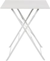 Bolero vierkante opklapbare stalen tafel grijs 60cm | GK988
