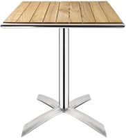 Bolero essenhouten opklapbare bistrotafel vierkant 60cm | GK991