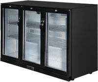 Polar G-Serie 3-Deurs Barkoeling Met Klapdeuren Zwart 330l, Polar GL004