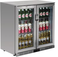Polar G-Serie 2-Deurs Barkoeling Met Klapdeuren RVS 208l, Polar GL008