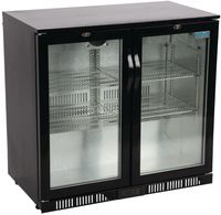 Polar G-Serie 2-Deurs Barkoeling Met Klapdeuren Zwart 198l, Polar GL012