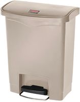 Rubbermaid Slim Jim Front Step pedaalemmer 30ltr beige - GL021