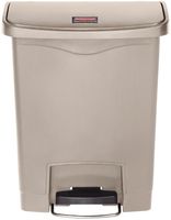 Rubbermaid Slim Jim Front Step pedaalemmer 30ltr beige - GL021