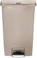 Rubbermaid Slim Jim Front Step pedaalemmer 68ltr beige - GL033
