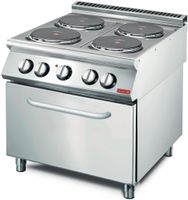 Gastro M elektrisch fornuis met heteluchtoven 70/80 CFE | GL929