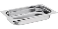 Rvs Gn1/4 Bak | 4cm Hoog | Vogue | GM313