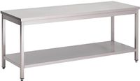 Werktafel | RVS | Onderblad | 180 x 70cm | GN128