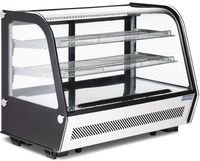 Polar G-Serie Energiezuinige Aanrecht Voedselexpositie Koelkast Zwart 160Ltr - GP291