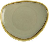 Olympia Kiln driehoekige borden mosgroen 23cm | GP473