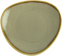 Olympia Kiln driehoekige borden mosgroen 28cm | GP474