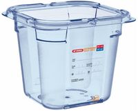 Araven | Voedseldoos | ABS | Blauw | GN1/6 | 15cm hoog | GP572