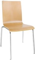 Bolero stoel met vierkante rug beuken - 4 stuks | GR342