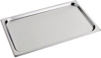 Gastro M | RVS GN1/1 bak | 2cm hoog | GR723