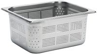 Gastro M | Geperforeerde RVS GN1/2 bak | 15cm hoog | GR731