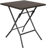 Bolero Vierkante Opvouwbare Tafel Bruin 620mm - GR773