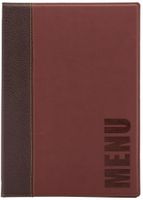 Securit menumap Trendy A4 wijnrood | H717