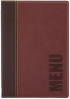 Securit menumap Trendy A5 wijnrood | H718