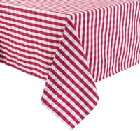 Mitre Comfort Gingham tafelkleed rood-wit 89 x 89cm | HB581