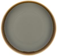 Olympia Kiln ronde coupeborden grijs 23cm | HC387