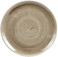 Churchill Stonecast Patina Antique Taupe Coupe Evolve Coupe Bord 32.4 cm Pak van 6 - HC785