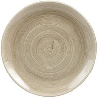 Churchill Stonecast Patina Antique Taupe Coupe Evolve Coupe Bord 32.4 cm Pak van 9 - HC787