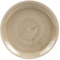 Churchill Stonecast Patina Antique Taupe Coupe Evolve Coupe Bord 32.4 cm Pak van 11 - HC789