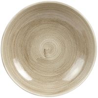 Churchill Stonecast Patina Antique Taupe Coupe Evolve Coupe Bord 32.4 cm Pak van 8 - HC790