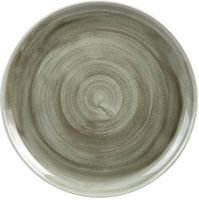 Churchill Stonecast Patina Burnished Green Evolve Coupe Bord 32.4 cm Pak van 6 - HC805