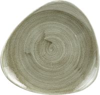 Churchill Stonecast Patina Burnished Green Lotus Bord 19.7 cm Pak van 12 - HC814