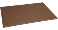 Hygiplas antibacteriële LDPE snijplank bruin 450x300x10mm | HC857