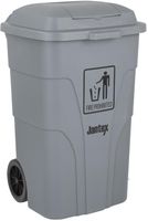 Jantex 120Ltr Container met Voetpedaal Grijs - HC923
