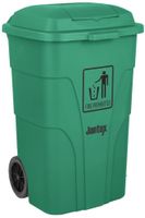 Jantex 120Ltr Container met Voetpedaal Groen - HC924