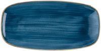 Churchill Super Vitrified Churchill Stonecast Java Blue Chefs Ovaal Bord 29.8 X 15.2 cm Pak van 12 - HR392