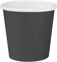 HT468 Fiesta Recyclebare Hot Cups Enkelwandig Zwart 170ml (1000 stuks)