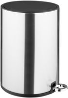 Jantex Ronde Geborsteld Stalen Pedaalemmer 3ltr - HT478