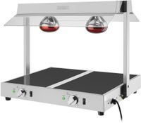 Buffalo Voedselverwarmer met Portaal 2x GN 1/1 - HT760