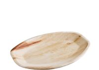 Fiesta Compostable Fiesta Composteerbare Ovale Palmblad Borden 360mm (Verpakking van 100) - HT876