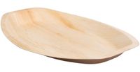 Fiesta Compostable Fiesta Composteerbare Ovale Palmblad Borden 360mm (Verpakking van 100) - HT876