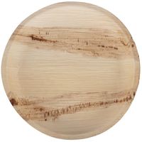 Fiesta Compostable Fiesta Composteerbare Palmblad Borden Rond 250mm (Pak van 100) - HT877