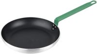 Hygiplas Aluminium Antiaanbak Teflon Platinum Plus Koekenpan met Groen Handvat 28cm - HT963