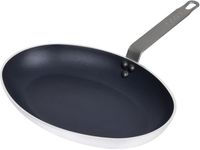 Vogue Aluminium Antiaanbaklaag Teflon Platinum Plus Ovale Koekenpan 36cm - HT988