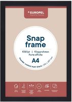 Europel Klapframe A4 25mm Mat Zwart - HU444