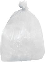 Jantex Lichtgewicht Vuilniszakken Transparant 5kg 80Ltr (200 Pak) - HW690
