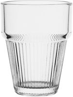 Olympia Geribbelde Stapelbare Tumblers 150ml (verpakking van 6) - HW797